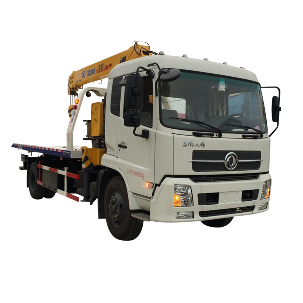 Peralatan Tunda Dongfeng 5 Ton Crane Wrecker