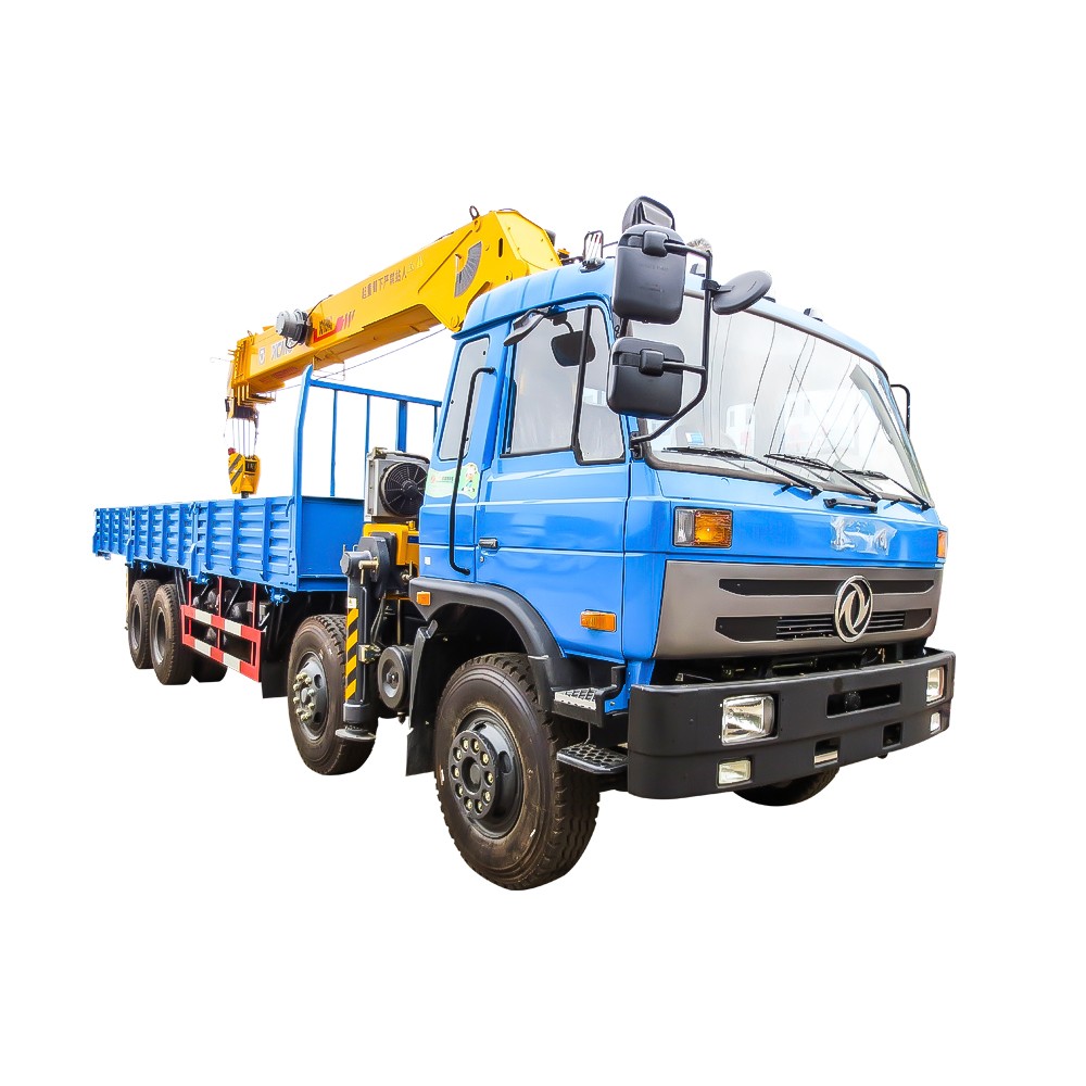 Xe tải 12 bánh với cần cẩu 10 tấn